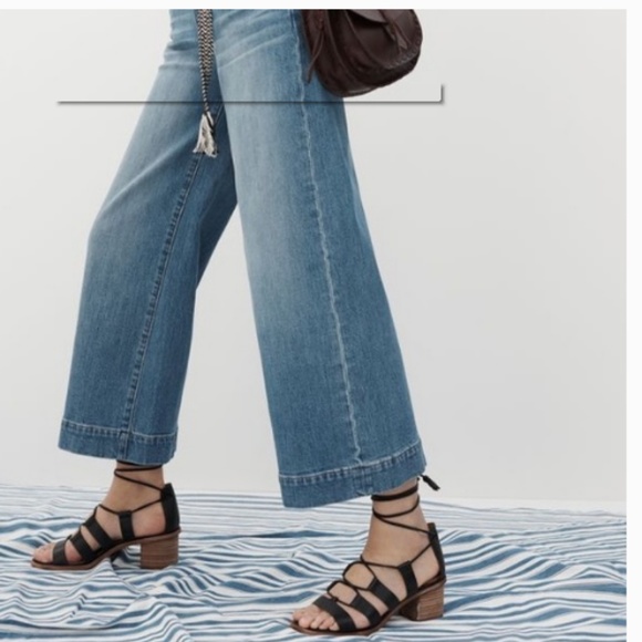 Madewell Daniela Lace up block heel - Picture 2 of 3